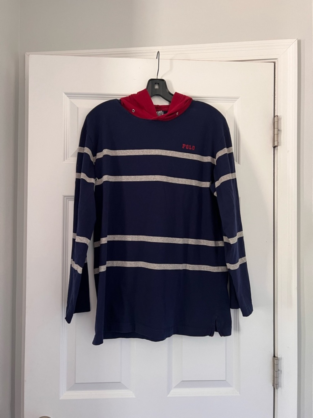 Polo Ralph Lauren Striped Jersey Hooded T-Shirt Men’s X-Large 100% Cotton